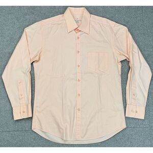 Daniel Hechter Paris Two‎ Ply Men's Button Up Long Sleeve Dress Shirt Size L